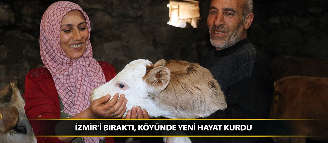İzmir’i bıraktı, köyünde yeni hayat kurdu