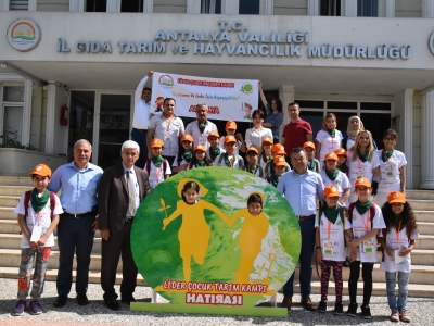 Antalya’da Lider Çocuk Tarım Kampı