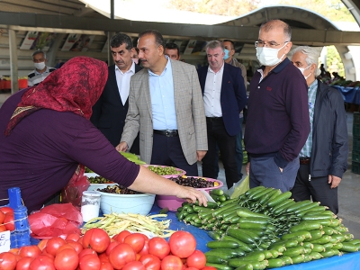 Bursa ‘Çiftçi Pazarı’ müşterileriyle buluştu