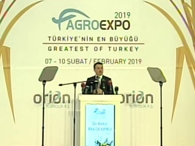 14. AGROEXPO Uluslararası Tarım ve Hayvancılık Fuarı 2019 Açılış Töreni