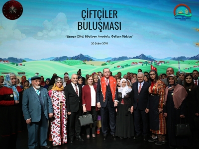 Cumhurbaşkanı Erdoğan'ın müjdeleri çiftçiyi sevindirdi