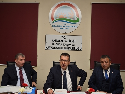 Antalya Tarım Sektörü Değerlendirme Toplantısı