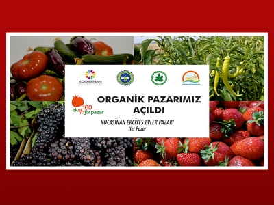 Kayseri’nin organik pazarı açıldı