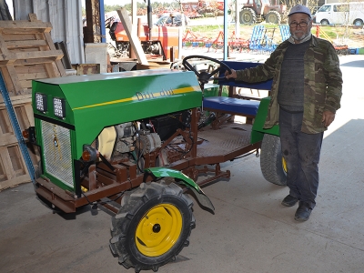 Tekirdağlı çiftçi, 5 bin Liraya kendi traktörünü yaptı