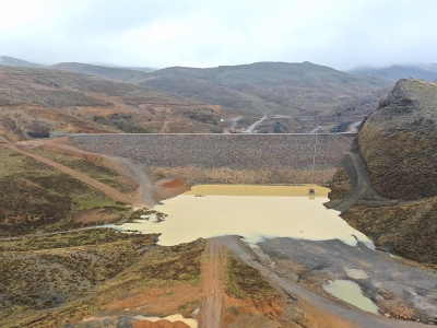 Konya Yarıcak Barajı su tutmaya başladı