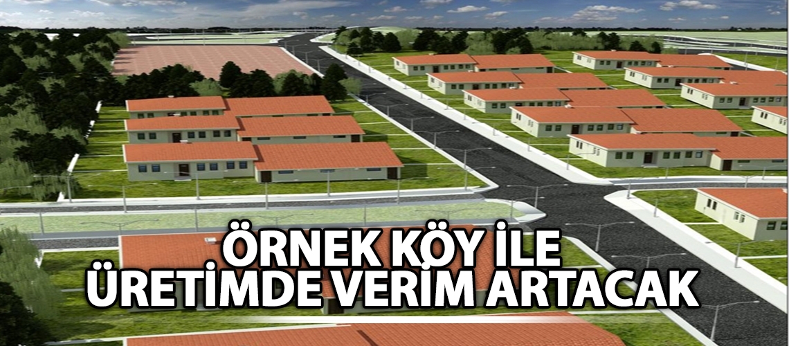 Örnek köy ile üretimde verim artacak