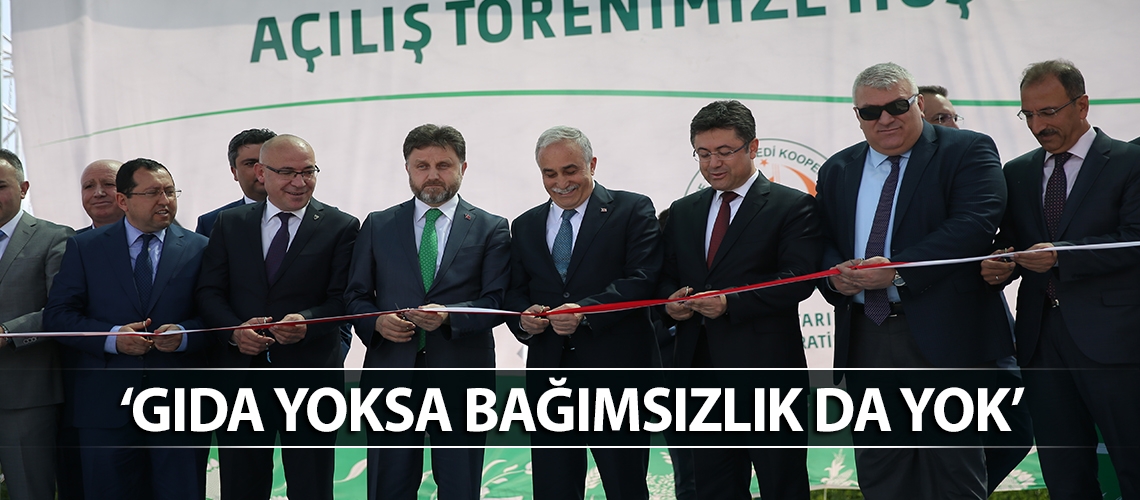 ‘Gıda yoksa bağımsızlık da yok’