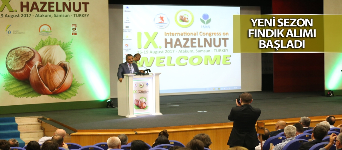 Yeni sezon fındık alımı başladı