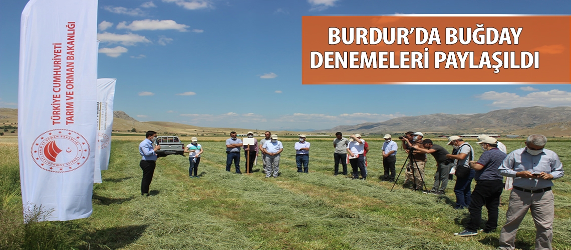 Burdur’da buğday denemeleri paylaşıldı