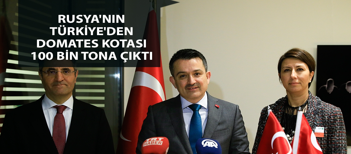 Rusya'nın Türkiye'den domates kotası 100 bin tona çıktı