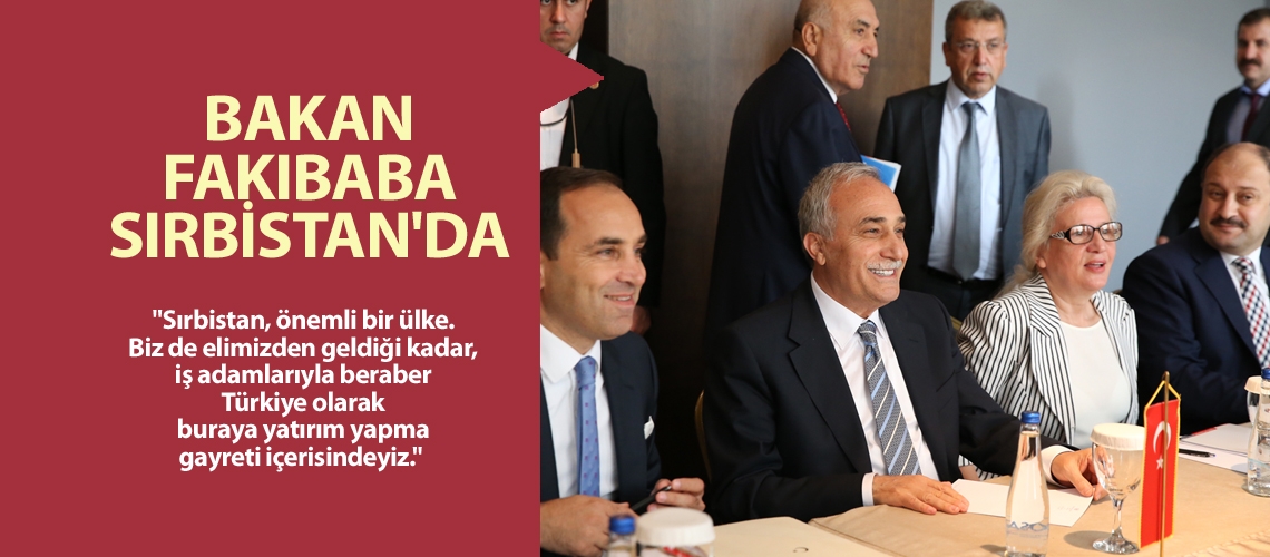 Bakan Fakıbaba Sırbistan'da