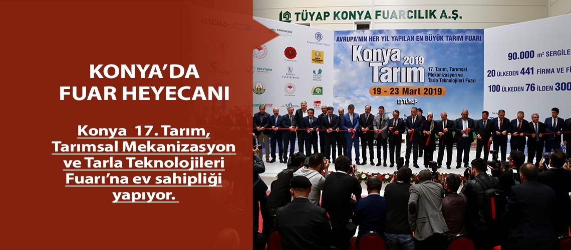 Konya’da fuar heyecanı