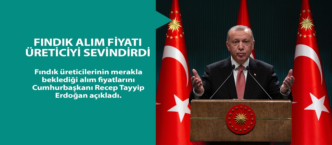 Fındık alım fiyatı üreticiyi sevindirdi