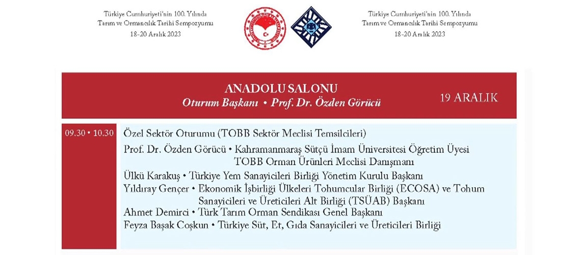 Özel Sektör Oturumu (TOBB Sektör Meclisi Temsilcileri)