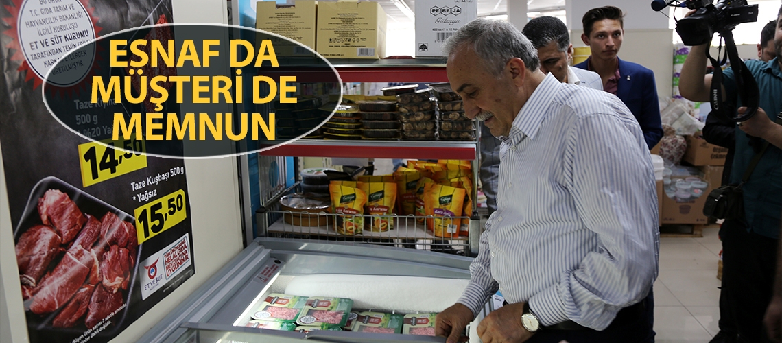 Esnaf da müşteri de memnun