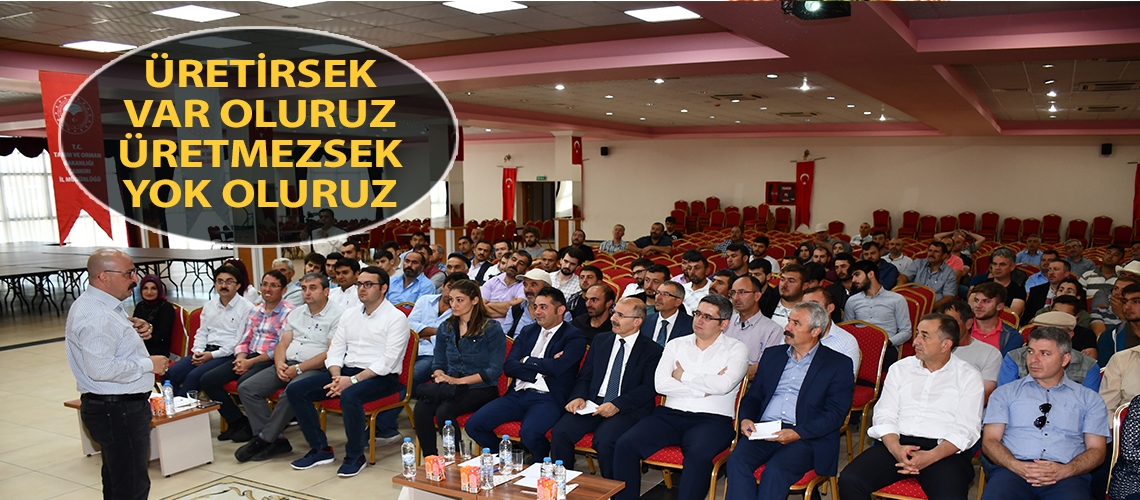 Üretirsek var oluruz üretmezsek yok oluruz