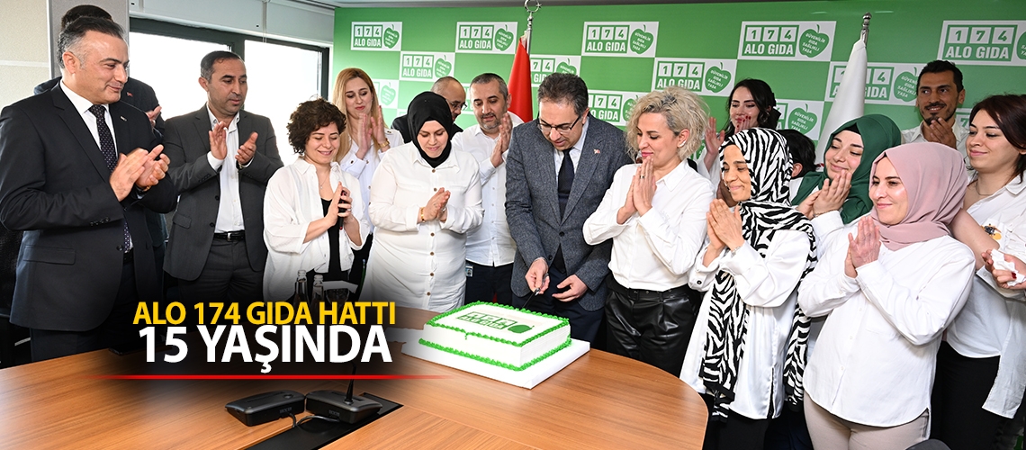 Alo 174 Gıda Hattı 15 yaşında