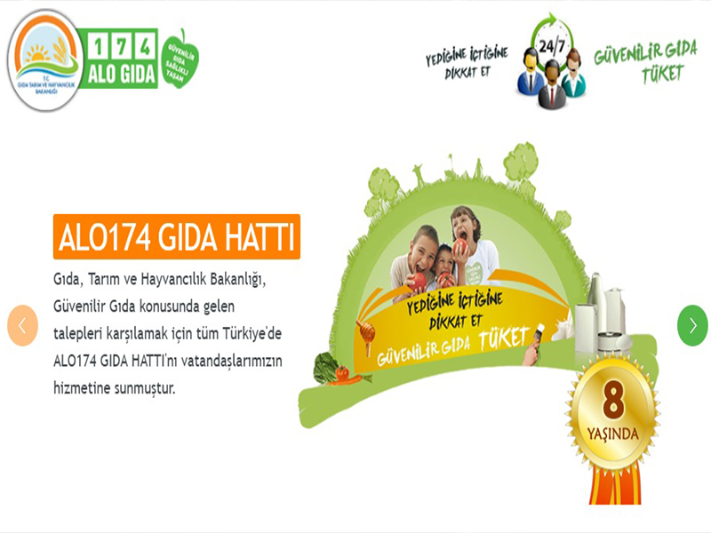 Alo 174 Gda Hatt tketicinin yannda - Bakanlk - Tarm Orman Ekran