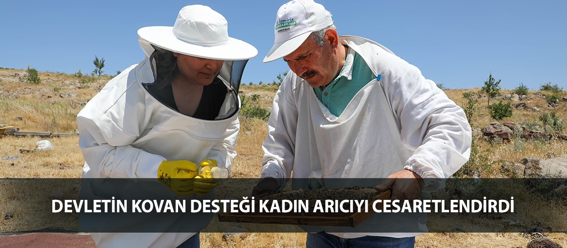 Devletin kovan desteği kadın arıcıyı cesaretlendirdi