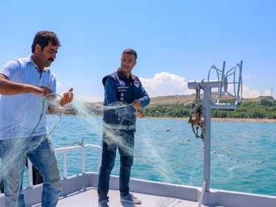 Van'da balıkçılar 