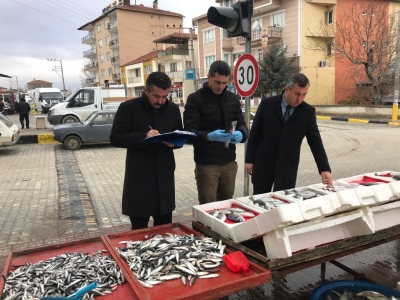 Burdur’da su ürünleri satış yerlerine denetim