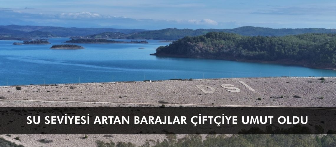 Su seviyesi artan barajlar çiftçiye umut oldu