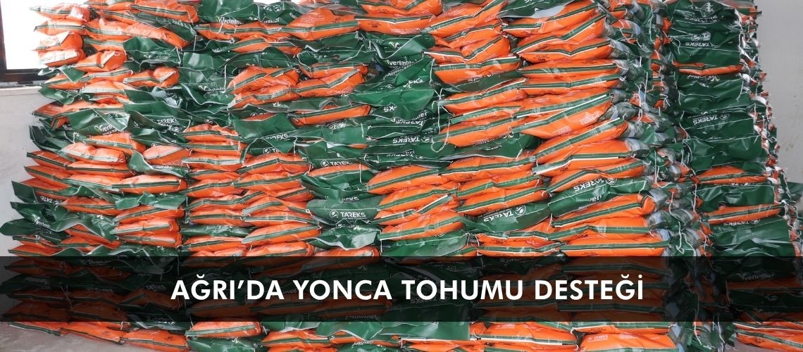 Ağrı’da yonca tohumu desteği