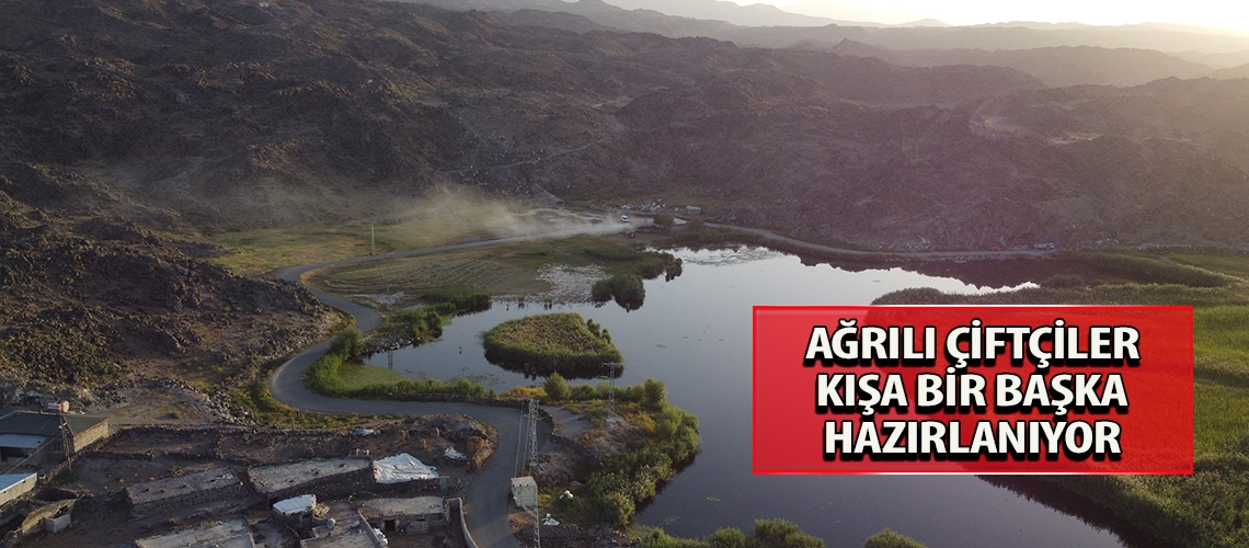 Ağrılı çiftçiler kışa bir başka hazırlanıyor