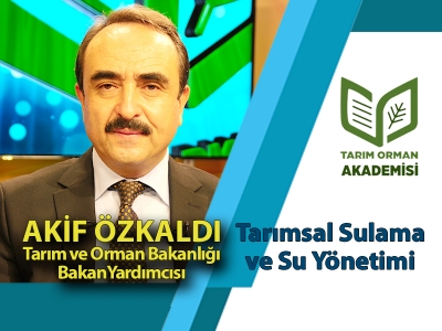 Tarımsal Sulama ve Su Yönetimi