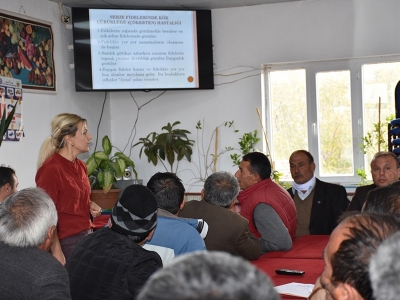 Zararlılarla mücadeleye eğitimle destek