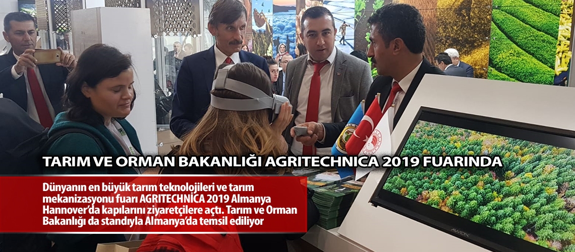 Tarım ve Orman Bakanlığı Agritechnica 2019 Fuarında