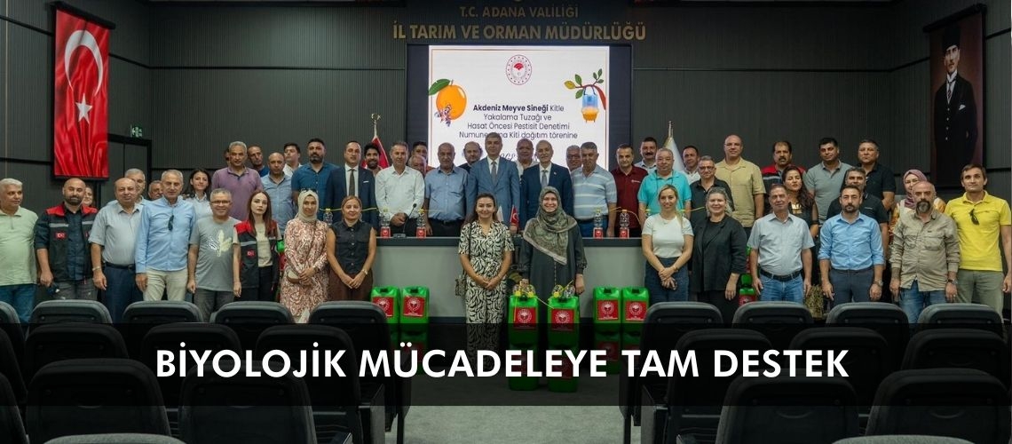 Biyolojik mücadeleye tam destek