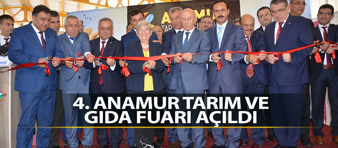 4. Anamur Tarım ve Gıda Fuarı açıldı