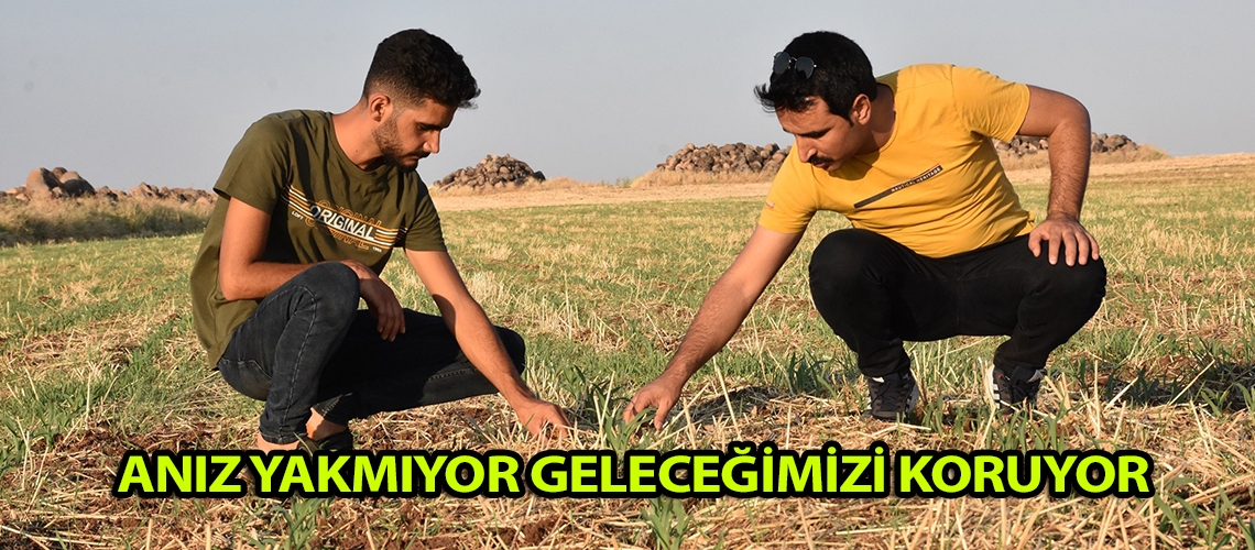 Anız yakmıyor geleceğimizi koruyor