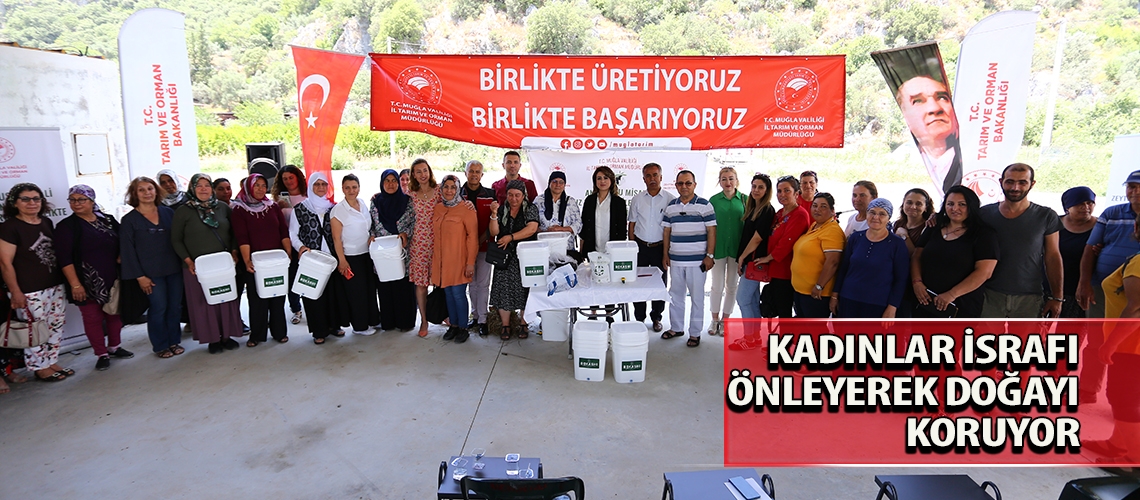 Kadınlar israfı önleyerek doğayı koruyor