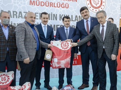 Ankara'da çiftçilere tohum dağıtıldı