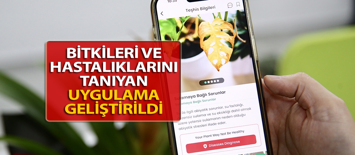 Bitkileri ve hastalıklarını tanıyan uygulama geliştirildi