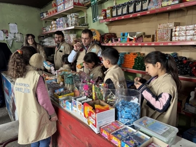 Çocuklar gıda denetiminde