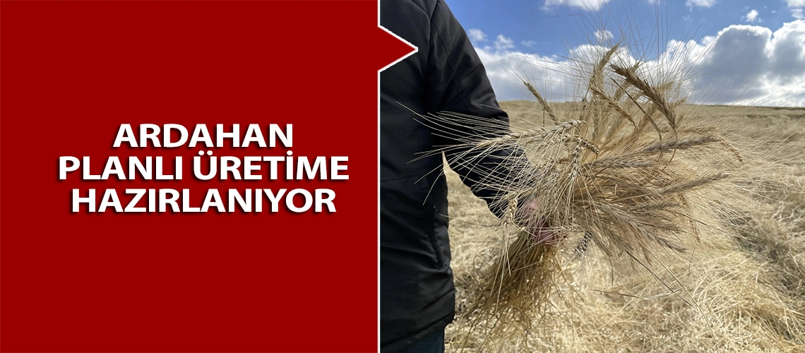 Ardahan planlı üretime hazırlanıyor