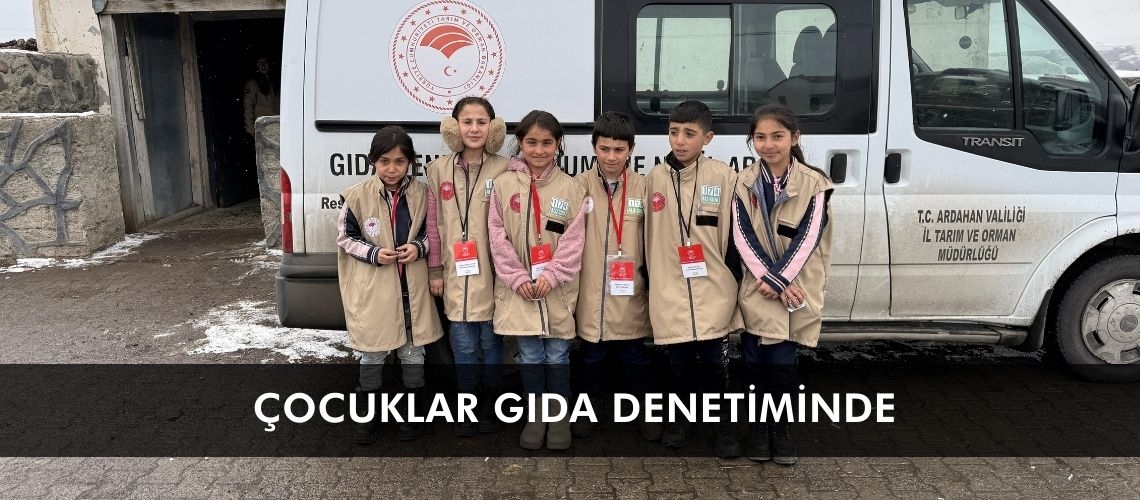 Çocuklar gıda denetiminde