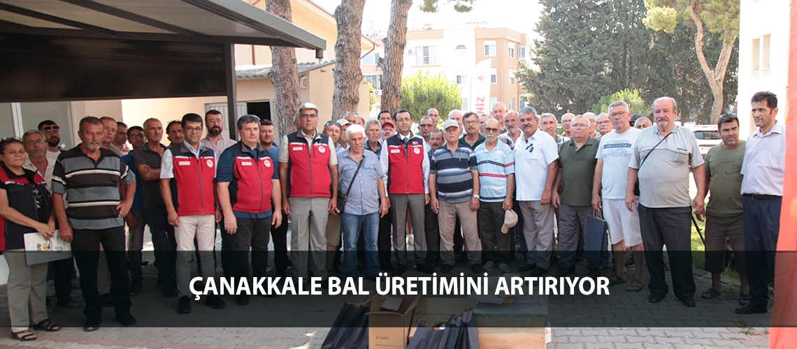 Çanakkale bal üretimini artırıyor