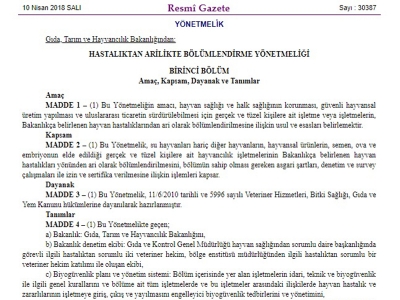 Hayvancılıkta hastalıktan ari dönem