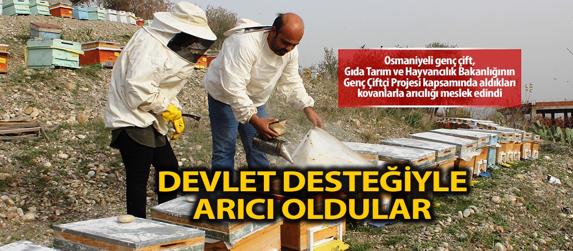 Devlet desteğiyle arıcı oldular