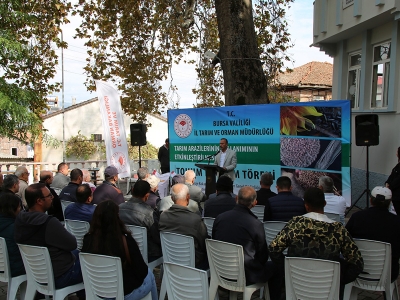 Orhangazi’de üreticilere arpa desteği