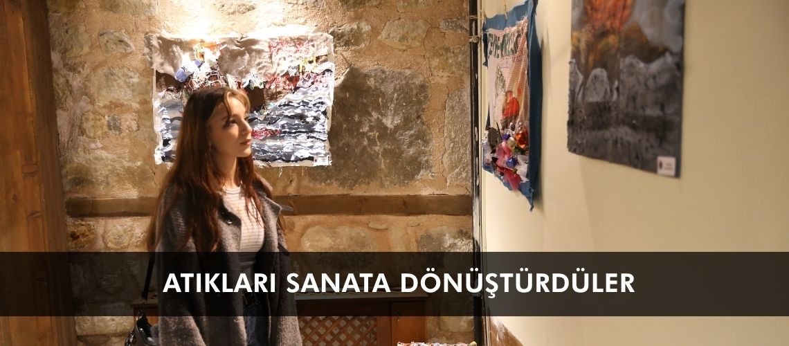 Atıkları sanata dönüştürdüler