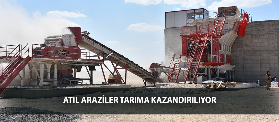 Atıl araziler tarıma kazandırılıyor