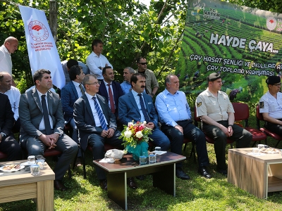 Çay hasadı şenlikle başladı