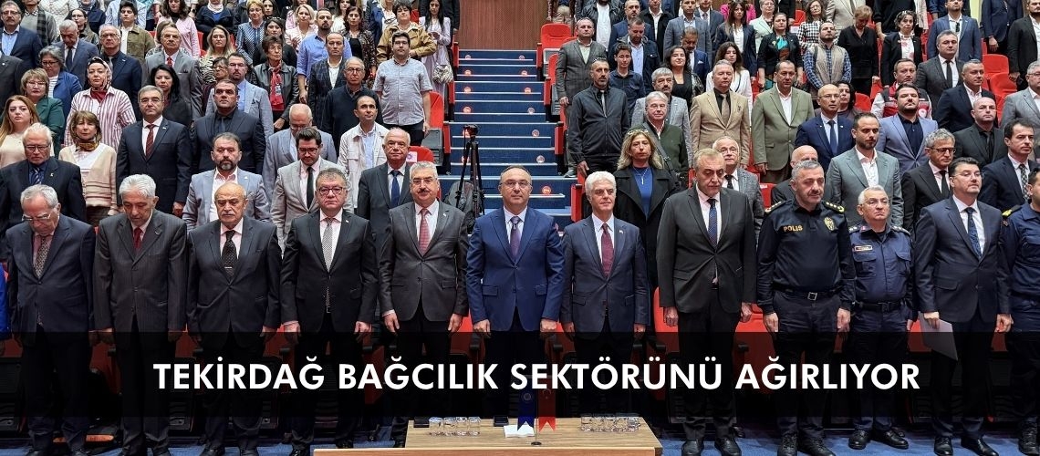 Tekirdağ bağcılık sektörünü ağırlıyor
