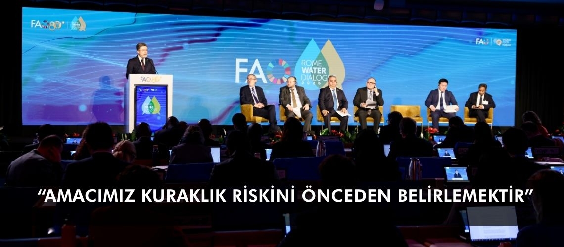 “Amacımız kuraklık riskini önceden belirlemektir”