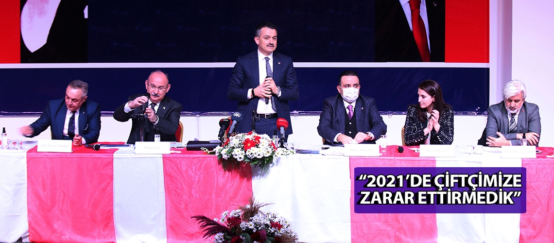 “2021’de çiftçimize zarar ettirmedik”